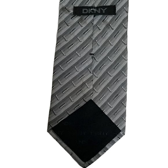 dkny silk tie